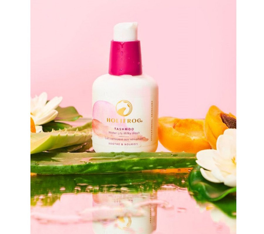 Поживне молочко для вмивання Tashmoo Water Lily Milky Wash HoliFrog, 150 мл