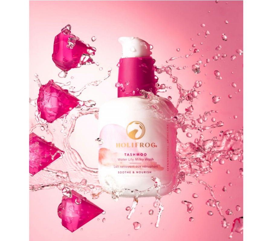 Поживне молочко для вмивання Tashmoo Water Lily Milky Wash HoliFrog, 150 мл