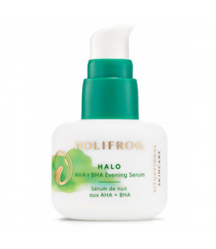 Ночная сыворотка для лица с кислотами Halo AHA+BHA Evening Serum HoliFrog, 30 мл