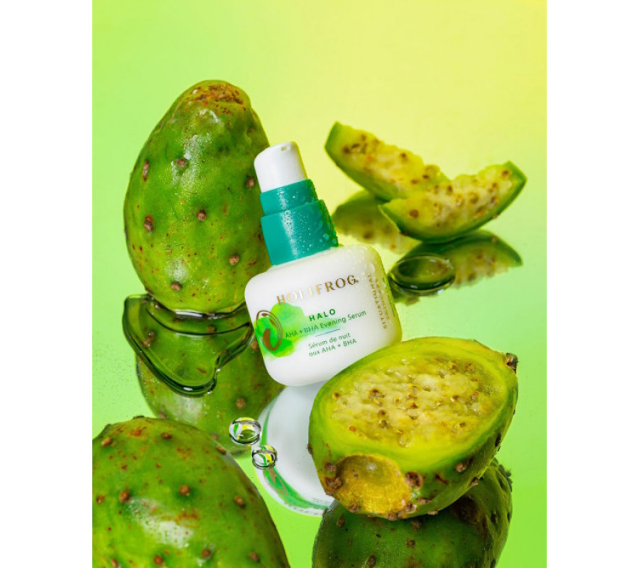 Нічна сироватка для обличчя з кислотами Halo AHA+BHA Evening Serum HoliFrog, 30 мл