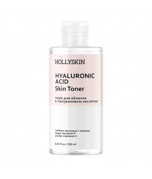 Hollyskin Тонік для обличчя з гіалуроновою кислотою Hyaluronic Acid Skin Toner, 250 мл