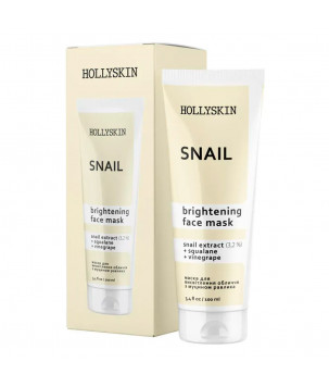 Hollyskin Маска для обличчя з муцином равлика Snail Face Mask, 100 мл
