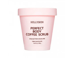 Hollyskin Pink Chocolate — кофейный скраб для тела, 300 г