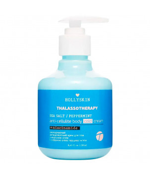 Hollyskin Охолоджувальний антицелюлітний крем для тіла Thalassotherapy Sea Salt Peppermint Anti-cellulite Body