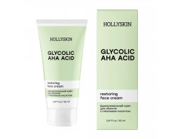 Hollyskin Glycolic AHA Acid Restoring Face Cream — відновлювальний крем для обличчя, 50 мл
