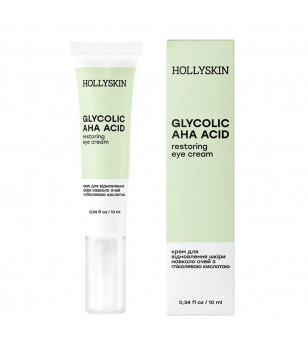 Hollyskin Крем для шкіри навколо очей з гліколевою кислотою Glycolic AHA Acid Eye Cream, 10 мл