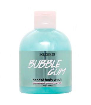 Hollyskin Увлажняющий гель для рук и тела Bubble Gum Hands & Body Wash, 300 мл
