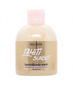 Hollyskin Зволожувальний гель для рук і тіла Tahiti Sunset Hands & Body Wash, 300 мл