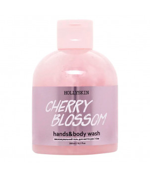 Hollyskin Зволожувальний гель для рук і тіла Cherry Blossom Hands & Body Wash, 300 мл
