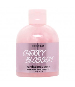 Hollyskin Увлажняющий гель для рук и тела Cherry Blossom Hands & Body Wash, 300 мл