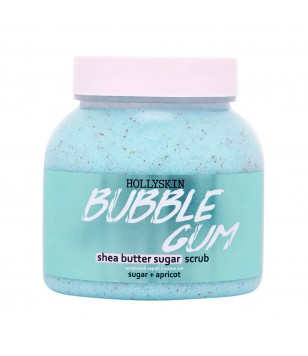 Hollyskin Цукровий скраб з олією ши і перлітом Bubble Gum, 350 г