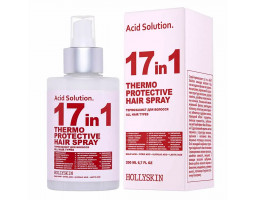 Hollyskin Acid Solution 17 in 1 — термозащитный спрей для волос, 200 мл