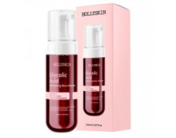 Hollyskin — відлущувальна пінка для обличчя з гліколевою кислотою та екстрактом кленового сиропу, 150 мл