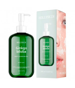 Hollyskin Глибоко очищувальна гідрофільна олія з екстрактом гінкго білоба Ginkgo Biloba Deep Cleansing Oil, 20