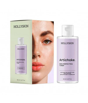 Hollyskin Охлаждающий тонер для лица для борьбы с отеками Artichoke Skin Perfecting Toner, 150 мл