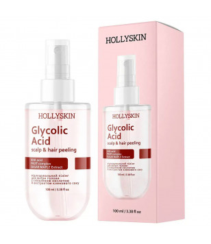 Hollyskin Відлущувальний пілінг для шкіри голови з гліколевою кислотою й екстрактом кленового соку Glycolic Ac