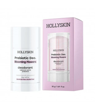 Hollyskin Парфюмерный дезодорант с гиалуроновой кислотой и пребиотиками Prebiotic Deo Blooming Flowe