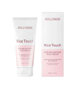 Hollyskin Восстанавливающий крем для лица с экстрактом центеллы азиатской и рисом Rice Touch, 50 мл
