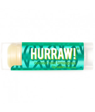 Бальзам для губ Hurraw! Pitta Lip Balm (Coconut, mint, lemongrass), 4,8 г