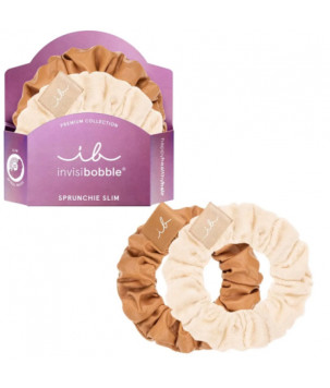 Резинка-браслет для волосся invisibobble SPRUNCHIE SLIM PREMIUM Crème de Caramel