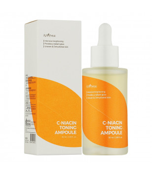 Тонизирующая сыворотка в ампуле с витамином С C-Niacin Toning Ampoule IsNtree, 50 мл