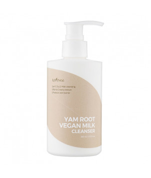 Успокаивающее молочко для очищения лица Yam Root Vegan Milk Cleanser IsNtree, 220 мл