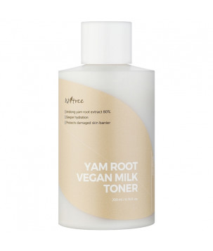 Тонер зволожуючий з коренем дикого ямсу Yam Root Vegan Milk Toner IsNtree, 200  мл