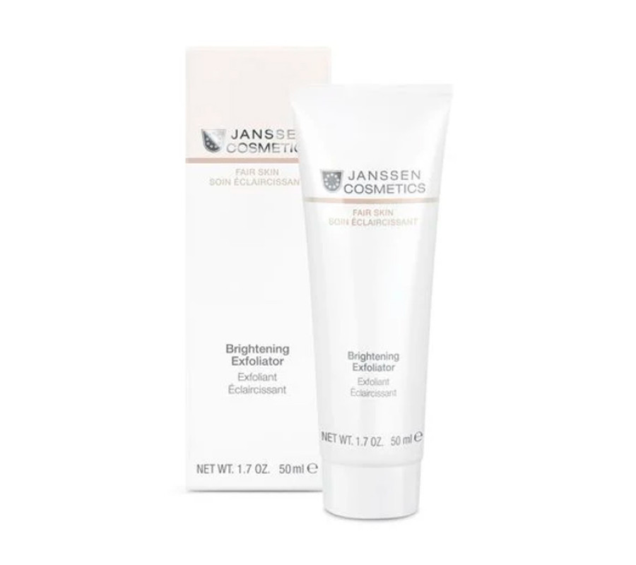 Пілінг-крем для вирівнювання кольору обличчя Brightening Exfoliator Janssen Cosmetics, 50мл