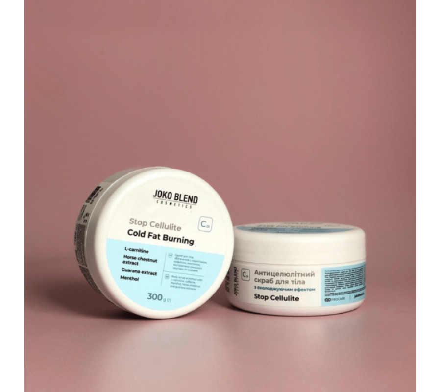 Антицелюлітний скраб для тіла з охолоджуючим ефектом Joko Blend, 300 г