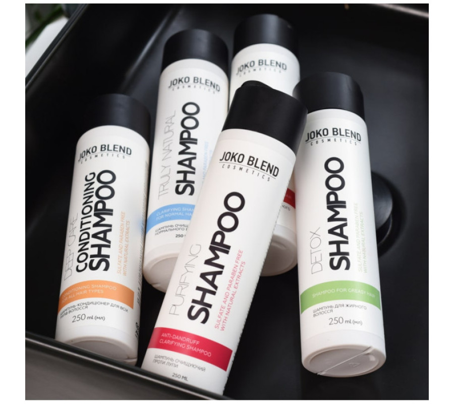 Безсульфатний шампунь для жирного волосся Detox Joko Blend, 250 мл