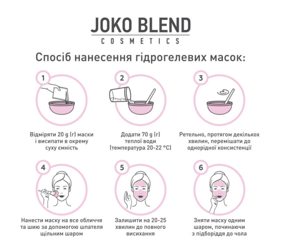 Маска гідрогелева Cacao Power Joko Blend, 200 г