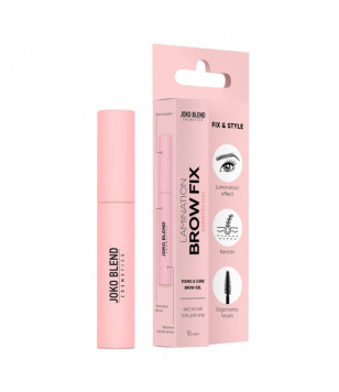 Фиксирующий гель для бровей Lamination Brow Fix Keratin Gel Joko Blend, 10 мл