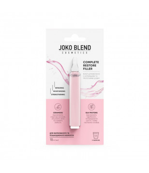 Філер для волосся з керамідами та протеїнами шовку Сomplete Restore Filler Joko Blend, 10 мл