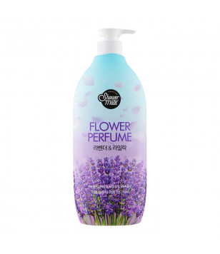 Гель для душу "Лаванда та бузок" Purple Flower Perfumed Body Wash KeraSys, 900 мл