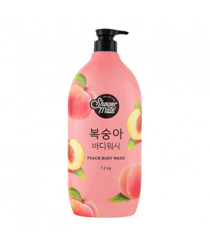 Гель для душу із ароматом персика Shower Mate Peach Body Wash KeraSys, 1200 мл