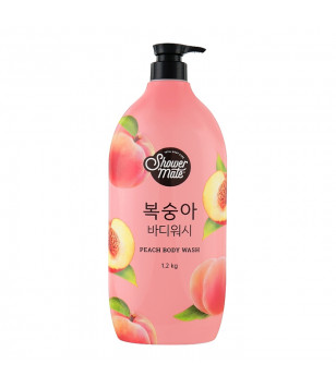 Гель для душу з ароматом персика Shower Mate Peach Body Wash KeraSys, 1200 мл