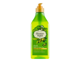 Гель для душа "Оливки и зеленый чай" Shower Mate Body Wash Fresh Olive & Green Tea KeraSys, 550 мл