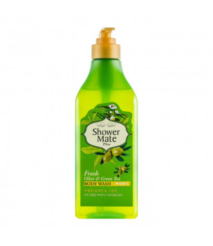 Гель для душу "Оливки та зелений чай" Shower Mate Body Wash Fresh Olive & Green Tea KeraSys, 550 мл