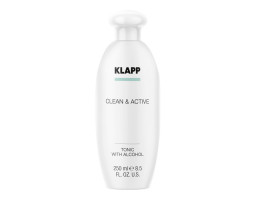 Тонік для обличчя Clean & Active Tonic with Alcohol KLAPP, 250 мл