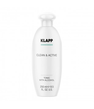 Тоник для лица Clean & Active Tonic with Alcohol KLAPP, 250 мл