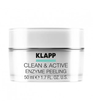 Ензимна маска-пілінг для обличчя Clean & Active Enzyme Peeling KLAPP, 50 мл