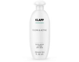 Ексфоліатор для сухої шкіри Clean & Active Exfoliator Dry Skin KLAPP, 250 мл