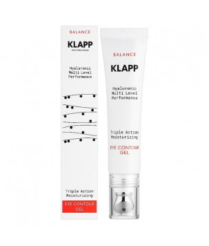 Зволожуючий гель для контуру очей потрійної дії Balance Triple Action Moisturizing Eye Contour Gel KLAPP, 15 м