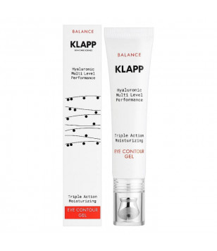 Зволожуючий гель для контуру очей потрійної дії Balance Triple Action Moisturizing Eye Contour Gel KLAPP, 15 м