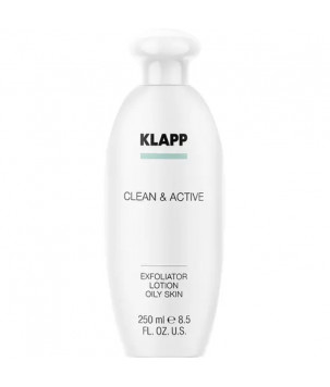 Ексфоліатор для жирної шкіри Clean & Active Exfoliator Oily Skin KLAPP, 250 мл