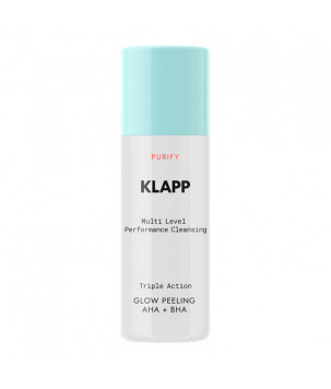 Комплексний пілінг для сяйва шкіри Multi Level Performance Triple Action Glow Peeling With AHA + BHA KLAPP, 30