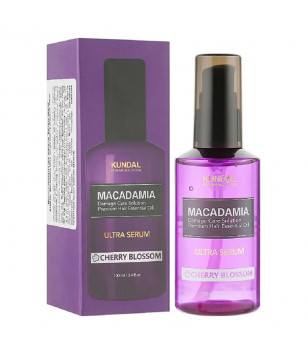 Сироватка для волосся "Квіти вишні" Macadamia Cherry Blossom Ultra Serum KUNDAL, 100 мл