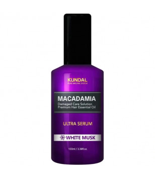 Сыворотка для волос "Белый мускус" Macadamia White Musk Ultra Serum KUNDAL, 100 мл