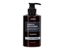 Kundal Honey & Macadamia Shampoo Baby Powder — натуральний шампунь для волосся з ароматом дитячої присипки, 500 мл