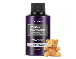 Kundal Honey & Macadamia Treatment Baby Powder — кондиціонер для волосся з ароматом дитячої присипки, 100 мл